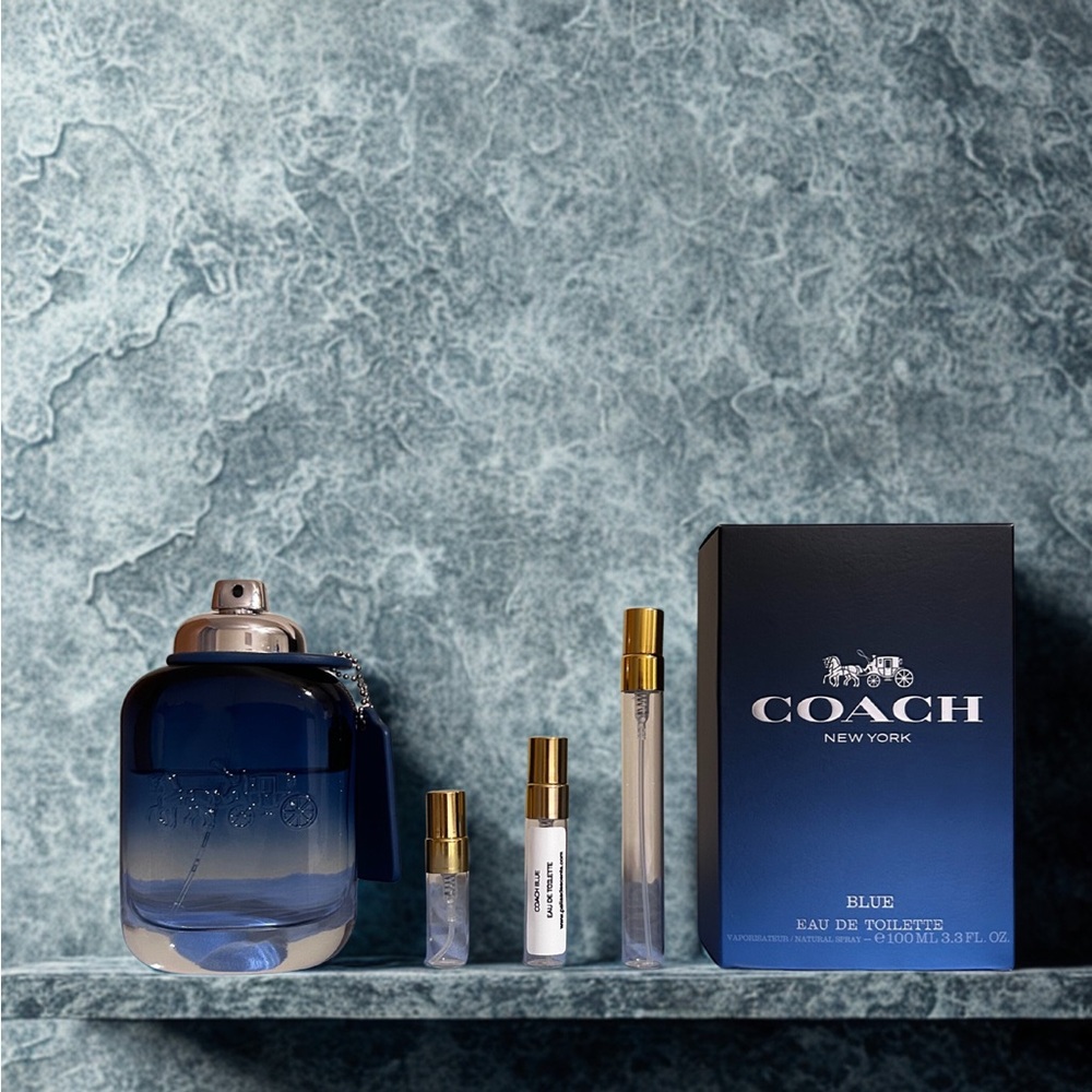 Coach Blue EDT Decant Cologne Sample | Fresh Citrus Men's Fragrance 3ml-10ml